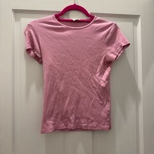 Cotton On Pink Fitted Short Sleeve Tee
